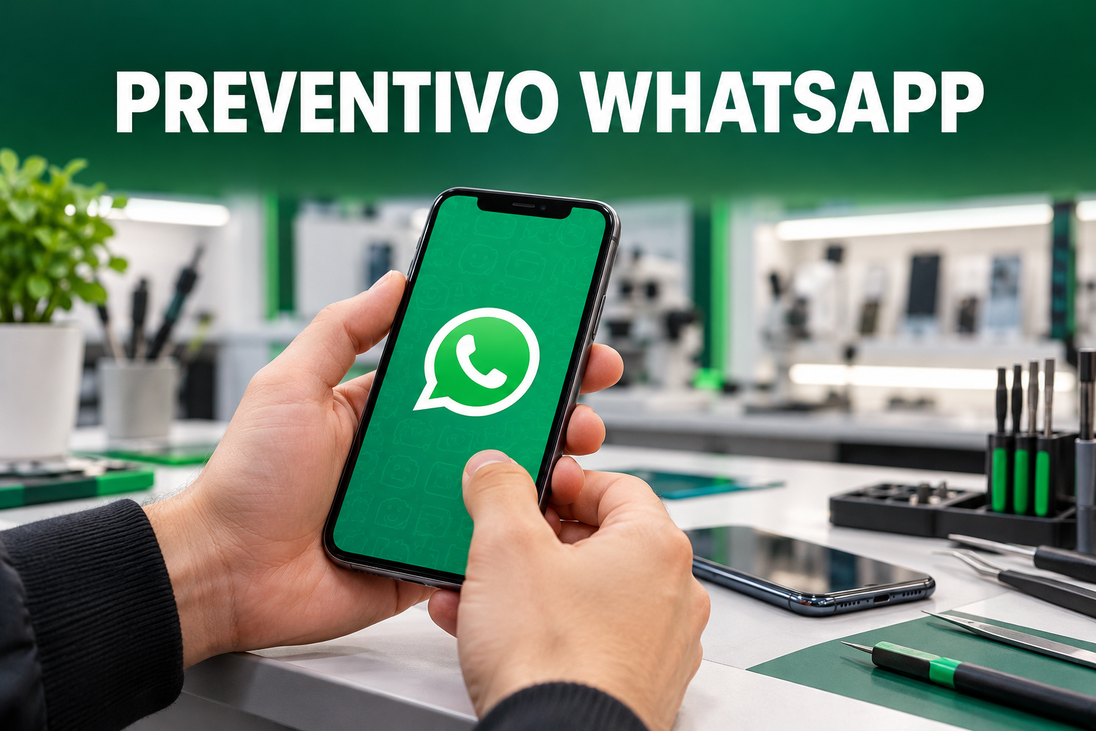 Richiedi un preventivo riparazione su WhatsApp